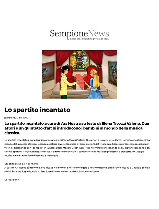 Lo spartito incantato _ Sempione News-1
