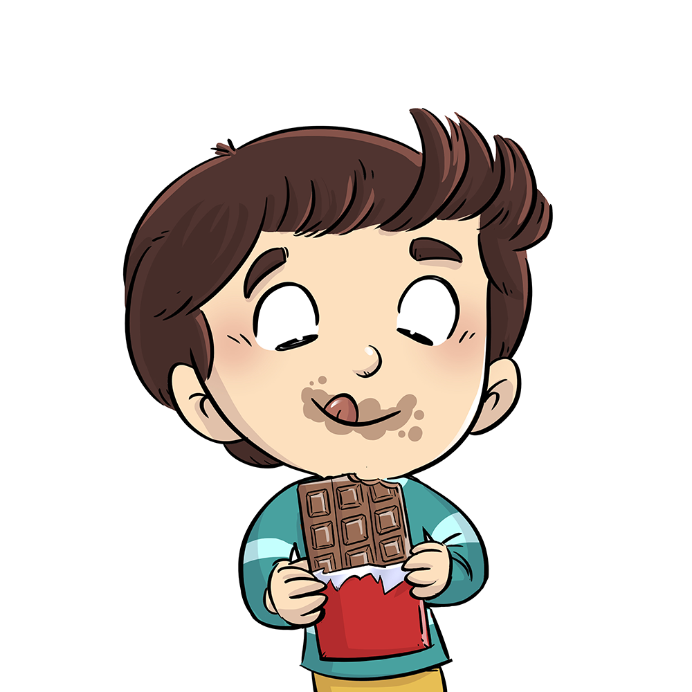 Bambino-che-mangia-tavoletta-di-cioccolato.
